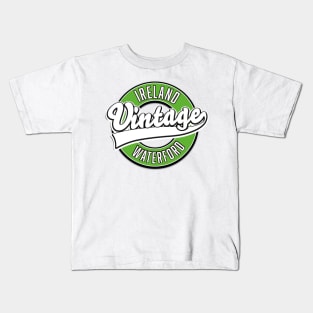 ireland Waterford vintage logo Kids T-Shirt